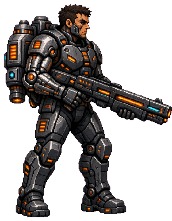 Bucket, Shotgun pilot carrying the Breach-12