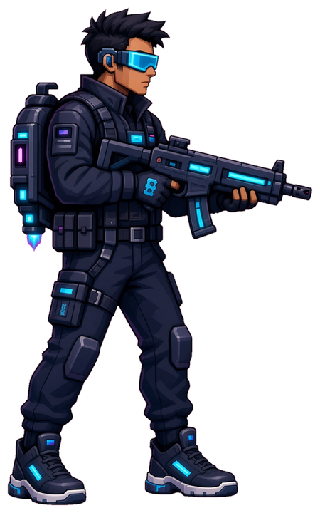 Frenzy, Assault pilot carrying the Vulture Carbine